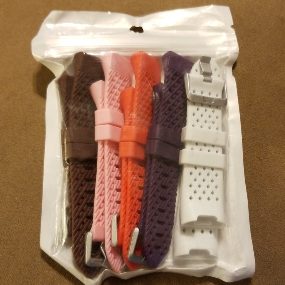 Fitbit charge 3/4 silicone bands (5 pack)